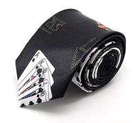 LABEL-CRAVATE Cravate Slim 'Casino Royal' Noir - Homme - Élégante