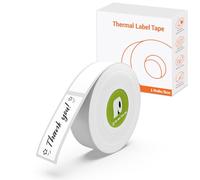 Label Maker Tape Rongta R5 Papier d'impression d'étiquettes adapté, 14 x 40 mm, ruban d'étiquetage standard laminé imperméable multi-usage, 180 étiquettes/rouleau (blanc)