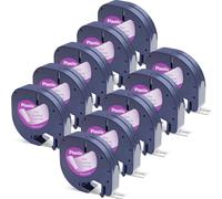 Label Orison Ruban adhésif en plastique compatible avec les cassettes Dymo LetraTag 12,7 x 4 m