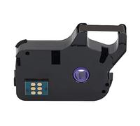 Label Tape Replacement SUPVAN Line Number Machine High Accuracy Printing Clear Print Self Adhesive Label Tape Black 100 Meters Long For TP60i 66i 60A 66A PVC Casing Stickers Heat