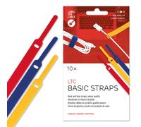 LABEL THE CABLE Hook and Loop Cable Ties for Cable Management - Bundle Your Cabl