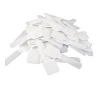 Label the Cable Support de câble mural Pro 3120 – Attache-câbles adhésives scratch – Lot de 10 Blanc
