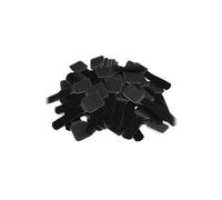 label the cable label the cable pro wall klettkabelhalter 50er set - noir noir