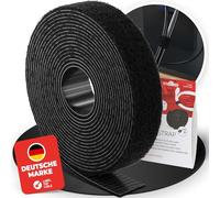 LABEL THE CABLE Serre-Câbles pour une Gestion Parfaite des Câbles - Attache-Câbles Scratch Double-Face - Rouleau Attache-Câbles - Aspect Velours - LTC ROLL STRAP - 3 m x 16 mm - Noir - LTC 1210