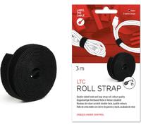 Label-The-Cable PRO 1210 Rouleau de Velcro double face 25 mètres noir