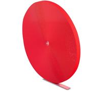 LABEL THE CABLE Serre-Câbles pour Une Gestion Parfaite des Câbles - Attache-Câbles Scratch Double-Face - Rouleau Attache-Câbles - Aspect Velours - LTC Roll Strap - 25 m x 16 mm - Rouge - Pro 1260