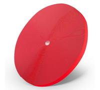 LABEL THE CABLE Ruban auto-agrippant double face, 25 m x 16 mm, rouge | Rouleau velours réutilisable, serre-câbles, gestion des câbles, scratch, bureau, lien pour plantes, rangement