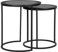 LABEL51 Ensemble de 2 tables basses Pair Noir