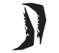 labelbike - 2 Autocollants 3D Moto Bords de Coque Protection et Décoration en Résine Compatible avec Yamaha Xmax 2006-2009