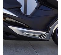 labelbike - 2 Autocollants 3D Moto Scooter Latéraux Écrit Burgman Protection et Décoration en Résine Compatible avec Suzuki