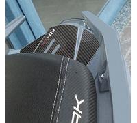 labelbike - Autocollant 3D gel résine Queue de scooter pour Kymco AK 550 - look carbone