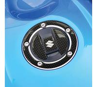 labelbike - Autocollant 3D Moto Bouchon Réservoir Protection et Décoration en Résine Compatible avec Suzuki