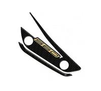 labelbike - Autocollant 3D Moto Carter d'échappement Protection et Décoration en Résine Compatible avec Yamaha Tmax 560 2020-2025 - Couleur Carbon Or