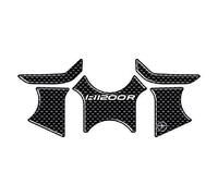 labelbike - Autocollant 3D Moto Plaque Fourche Direction Protection et Décoration en Résine Compatible avec BMW R1200R Depuis 2015