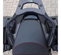 labelbike - Autocollant 3D Moto Poignées Passager et Top Case Protection et Décoration en Résine compatible avec Honda NT1100 2022-2025 Couleur Noir Carbon