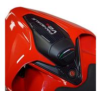 labelbike - Autocollant 3D Moto Queue Protection e Décoration in Résine compatible avec Ducati Panigale V2 V2S 2025 Couleur Carbon Rouge