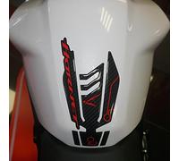 labelbike - Autocollant 3D Moto Réservoir Protection et Décoration avec Licence Officielle Honda en Résine compatible avec Honda Hornet 2023-2024