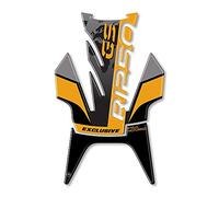 labelbike - Autocollant 3D Moto Réservoir Protection et Décoration en Résine Compatible avec BMW GS R1250 Exclusive - Couleur Orange Noir Gris