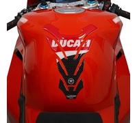 labelbike - Autocollant 3D Moto Réservoir Protection et Décoration en Résine compatible avec DUCATI Corse