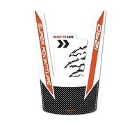 labelbike - Autocollant 3D Moto Réservoir Protection et Décoration en Résine compatible avec KTM 1290 Super Adventure S-T-R 2015-2020 - Blanc