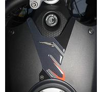 labelbike - Autocollant 3D Moto Zone e Contact Protection et Décoration en Résine Compatible avec Moto Guzzi V100 Mandello 2022-2025