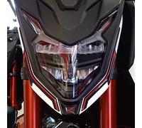 labelbike - Autocollants 3D Moto Muselière Devant Protection et Décoration en Résine avec Licence Officielle Compatible avec Honda Hornet 2023 2023-2024