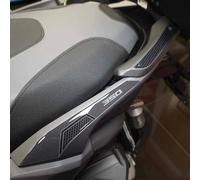 labelbike - Autocollants 3D Moto Poignées Passagers avec Coffre Protection et Décoration en Résine Compatible avec Honda Adv350 2022-2023