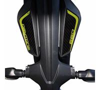 labelbike - Autocollants 3D Moto Queue Protection et Décoration en Résine Compatible avec Triumph Daytona 660 2024 - Couleur Jaune