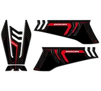 labelbike - Autocollants 3D Moto Réservoir Kit Protection et Décoration en Résine compatible avec HONDA CBR650R