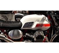 labelbike - Autocollants 3D Moto Zone latérale du Genou Protection et Décoration en Résine Compatible avec Moto Guzzi V7