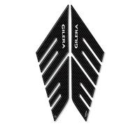 labelbike - Autocollants 3D Moto Zone Pieds Passagers Protection et Décoration Latéraux en Résine Compatible avec GILERA GP800