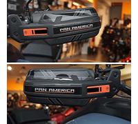 labelbike - Autocollants 3D Protections protège Mains Motos compatibles avec Harley Davidson Pan America 1250 et 1250 Special Version 2020-2022 Orange