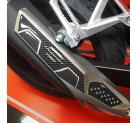 labelbike - Autocollants 3D Silencieux Moto Décorations et Protections avec Licence Officielle Honda en Résine compatibles avec Honda Hornet 2023-2024