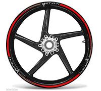 labelbike - Autocollants Rayures Moto Jantes de Roue 17 Tuning Kit Protection Compatible avec Yamaha MT-07