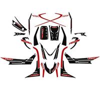 labelbike - Kit Autocollants 3D en Gel Résine Décorations et Protections Moto compatibles avec Yamaha Tmax 560 2020-2021