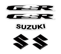 labelbike - Kit Autocollants Lettrage en Résine pour Queue et Réservoir de Moto Compatible avec Suzuki GSR
