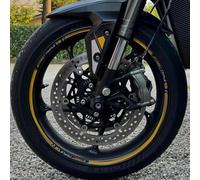 Labelbike - Kit de Protection pour Jantes Moto 17 pouces compatible avec Triumph Street Triple 765 RS