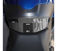 labelbike - Sticker 3D Protection et Décoration Réservoir Bas Moto Compatible avec Triumph Tiger 800 Sport 2025 - Couleur Noir Carbone