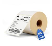 Labelident Lot de 500 étiquettes d'expédition thermo-adhésives pour imprimantes de bureau DHL, UPS, DPD 100 x 150 mm Sans BPA