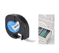 Labeling Label Tape 91200 Recharges autocollantes Impression noire sur papier blanc pour DYMO LT-100H Maker 1 rouleau