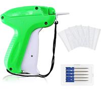 Labeling Machine Gun+5pcs Spare Needles+ 5000pcs Paddle Wires (50mm) Tag Gun Labeling Machine for Bazaar Commerce Garment Brand Labels