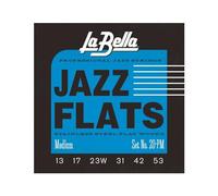 Labella L20PM Jeu de Cordes pour Guitare Electrique 13/53 Flat Wound Medium