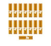 L'Abella Mel Bougie naturelle et artisanale 100 % cire d'abeille fabriquée à la main | Bougie pure texture nid d'abeilles Bougie bougie en miel sans paraffine d'Espagne - 15 paquets de 2 bougies