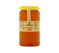 L'Abella Mel - Miel de fleur de romarin 100% naturel | Miel d'abeille pur - Récolté à la main en Espagne - Sans gluten - 2000G
