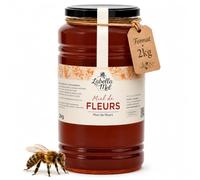 L'Abella Mel Miel de Fleur Pur 100% Naturel, Pot 2 kg | Miel d'Abeille Sans Additifs ni Sirops Ajoutés. Apiculture Familiale Depuis 4 Générations