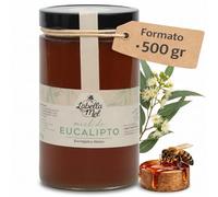 L'Abella Mel | Miel d'Eucalyptus Pur 100% Naturel | Miel d'Abeille Sans Additifs ni Sirops Ajoutés | Apiculture Familiale Depuis 4 Générations | Pot 500 g