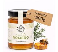 L'Abella Mel | Miel Pur de Romarin 100% Naturel | Miel de Romarin Sans Additifs Ni Sirop Ajouté | Récolte Manuelle par Apiculture Familiale Depuis 4 Générations | Pot 500 g