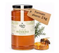 L'Abella Mel | Miel Pur de Romarin 100% Naturel | Miel de Romarin Sans Additifs Ni Sirop Ajouté | Récolte Manuelle par Apiculture Familiale Depuis 4 Générations | Pot 2 kg