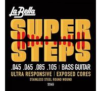 Labella SS45 Super Steps Série Jeu de Cordes pour Guitare Basse 45/105 Medium