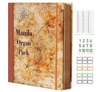 Labelled Life Classeur extensible en tissu teint pour la maison, l'école et le dortoir, complément idéal pour tout bureau